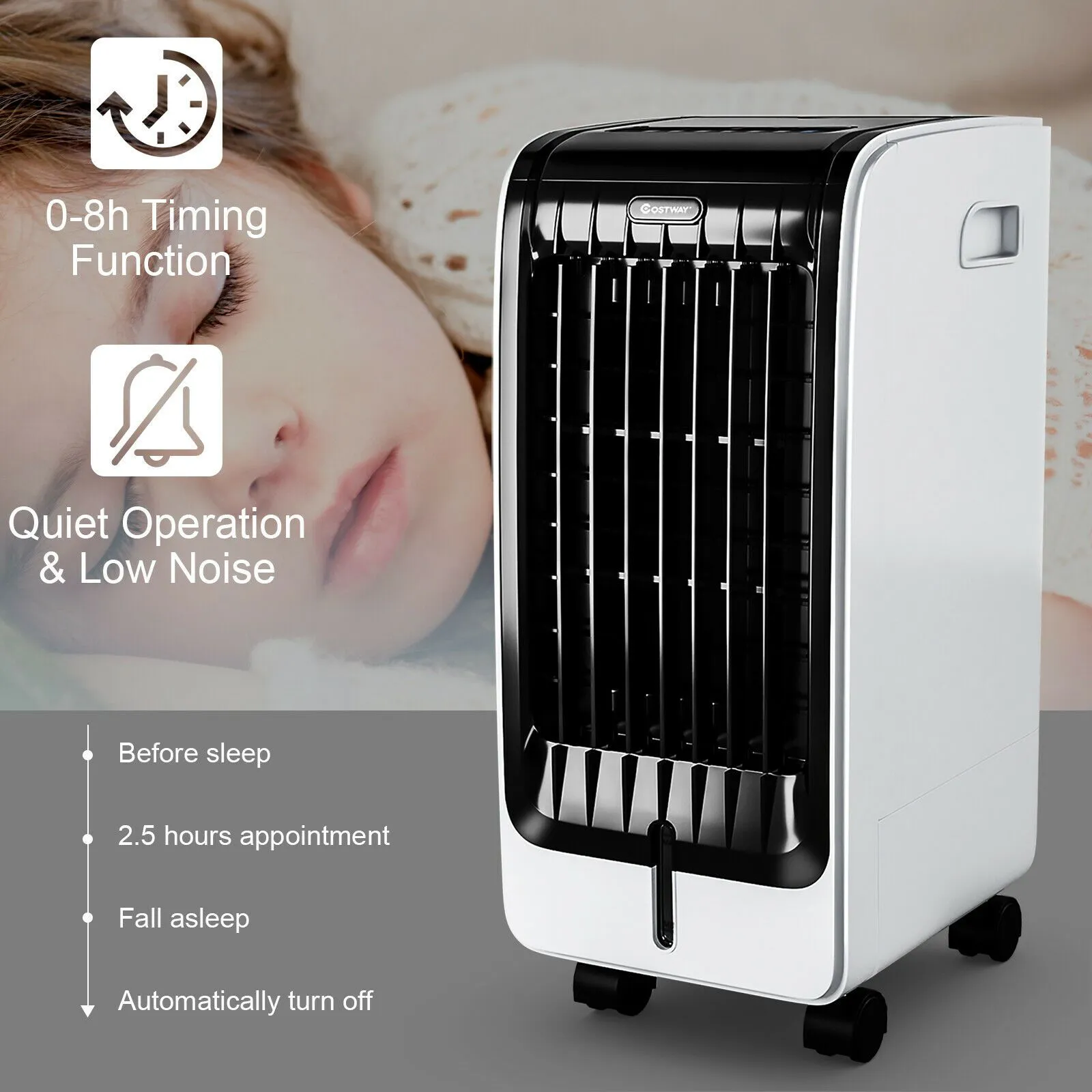 Air Cooler, Fan & Humidifier 3 Modes & Speeds